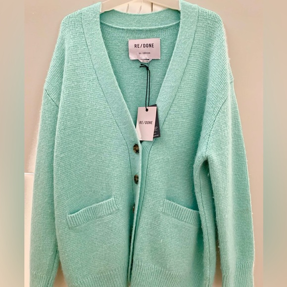 NWT! RE/DONE 90s oversized cardigan - Picture 9 of 9